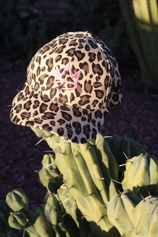 Cheetah Crown Dad Hat